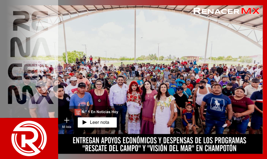 ENTREGAN APOYOS ECONÓMICOS Y DESPENSAS DE LOS PROGRAMAS 