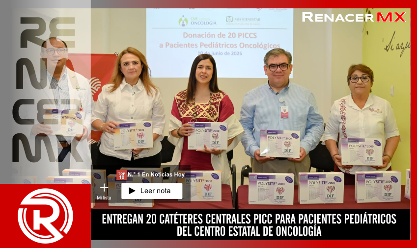 ENTREGAN 20 CATÉTERES CENTRALES PICC PARA PACIENTES PEDIÁTRICOS DEL CENTRO ESTATAL&hellip;