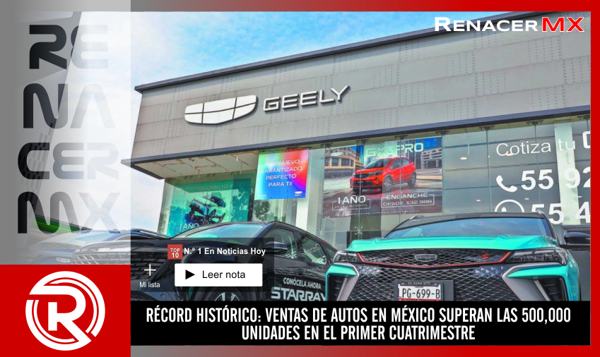 RÉCORD HISTÓRICO: VENTAS DE AUTOS EN MÉXICO SUPERAN LAS 500,000 UNIDADES EN EL&hellip;