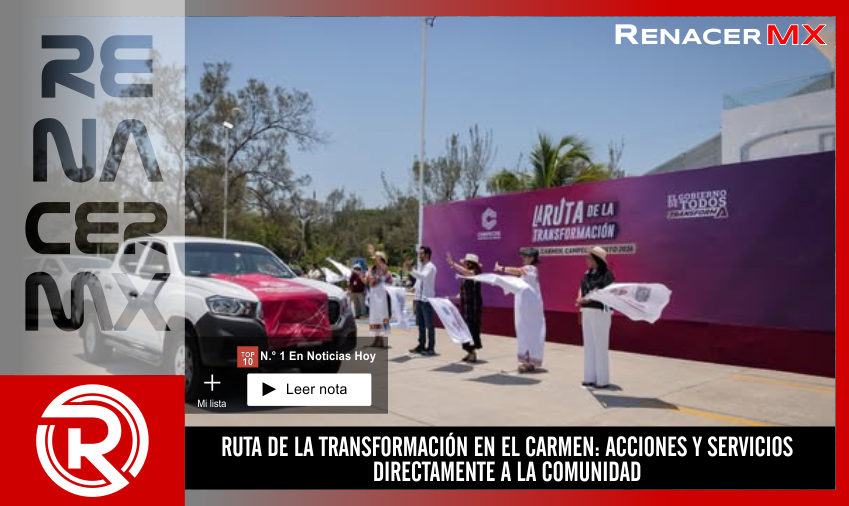 RUTA DE LA TRANSFORMACIÓN EN EL CARMEN: ACCIONES Y SERVICIOS DIRECTAMENTE A LA COMUNIDAD