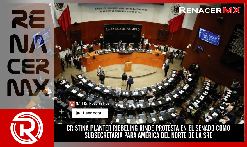 CRISTINA PLANTER RIEBELING RINDE PROTESTA EN EL SENADO COMO SUBSECRETARIA PARA AMÉRICA&hellip;